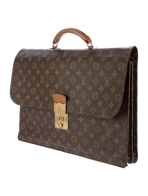 louis vuitton victor briefcase blue grey|vintage Louis Vuitton pre owned.